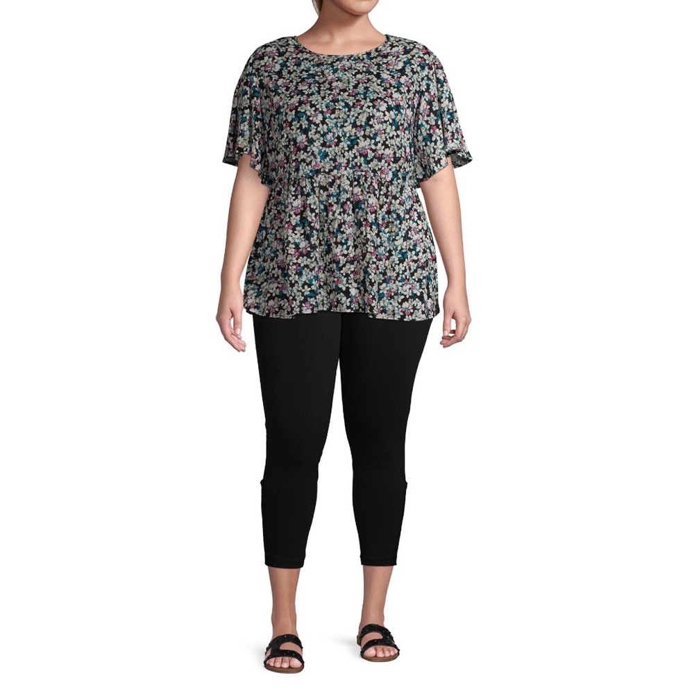Babydoll Blouse, Floral